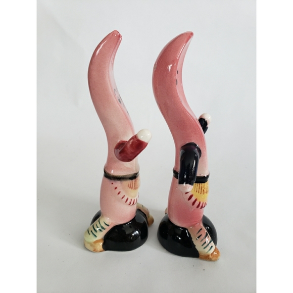 Vintage Salt and Pepper Shakers Anthropomorphic Spoon & Fork - Picture 2 of 6
